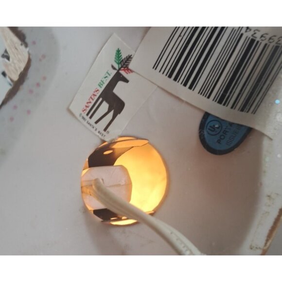 Vintage Santas Best Our Town Taylor House Christmas Village W Box Lighted 1992 - Picture 5 of 5